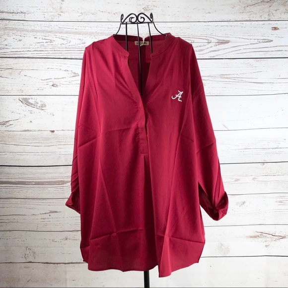 Alabama UG Apparel Button Down Tunic Top - Picture 1 of 5